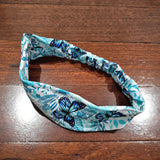 Butterfly Blue Flat Headband (6y- Teen: 20")