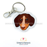 Dachshund (Red & Tan) Keyring