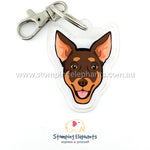 Kelpie (Red & Tan) Keyring