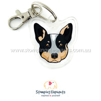 Heeler (Blue) Keyring