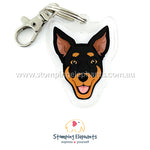 Kelpie (Black & Tan) Keyring