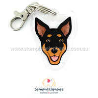 Kelpie (Black & Tan) Keyring
