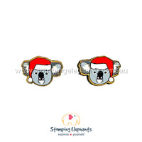 Koala Christmas Head Studs