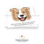 Border Collie (Blonde) Sticker