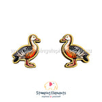 Plumed Whistling Duck Studs