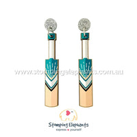 Cricket Bat (Blue) Dangles