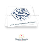 Rather Be Fishing Sticker