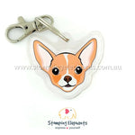 Chihuahua (Short Hair Tan) Keyring