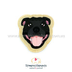 Staffy (Black) Magnet