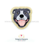 Staffy (Blue) Magnet