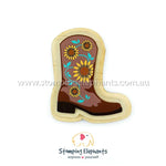 Cowgirl Boot (Sunflower) Magnet