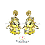 Golden Dragon Dangles