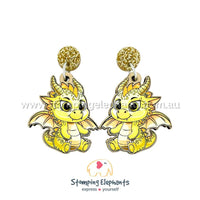 Golden Dragon Dangles