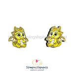 Golden Dragon Studs