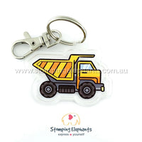 Dump Truck Keyring