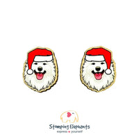 Samoyed Christmas Head Studs