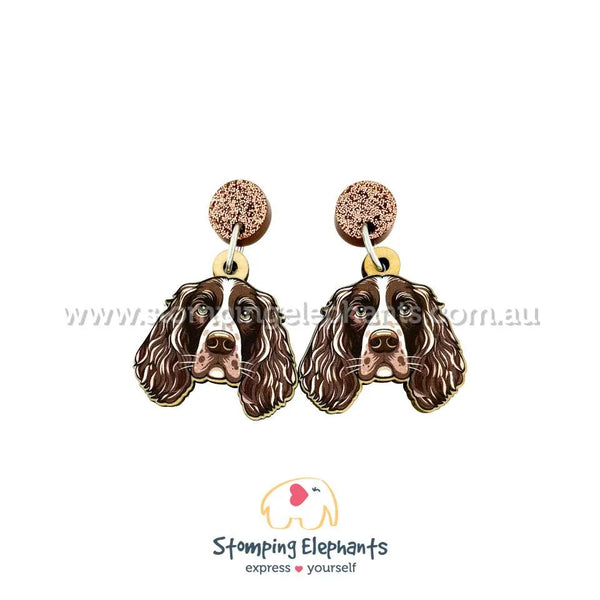 English Springer Head Dangles