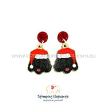 Oodle (Black) Christmas Head Dangles