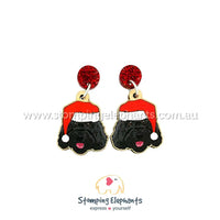 Oodle (Black) Christmas Head Dangles