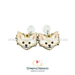 Chihuahua (Long Haired) Head Dangles