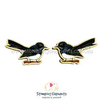 Willie Wagtail Studs