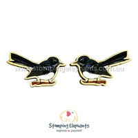 Willie Wagtail Studs