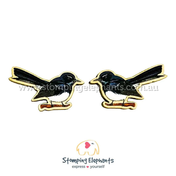 Willie Wagtail Studs