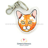 Ginger Cat Keyring