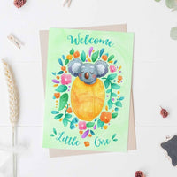 Welcome Little One Koala Card