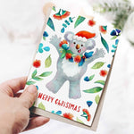 Australian Koala Christmas Card