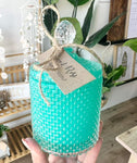 Tiffany Candles Teal