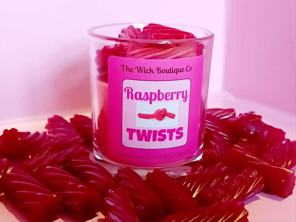 Raspberry Twists Candle