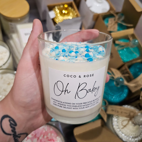 Oh Baby (Blue) Candle