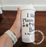 Plants & Books Travel Mug