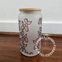 Balloon Dog Glass Canister