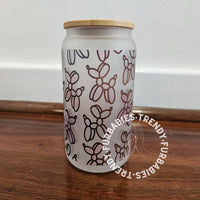 Balloon Dog Glass Canister