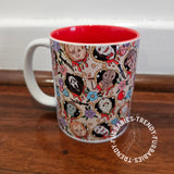 Horror Tattoo Hearts Mug