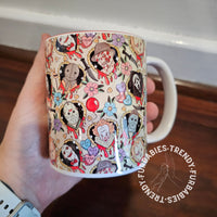 Horror Tattoo Hearts Mug