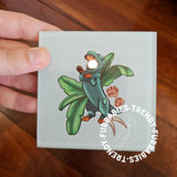 Four Little Dino Dogs Coaster Set (4)