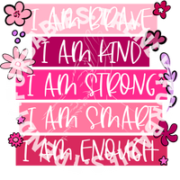 Pink Affirmations 40oz Tumbler