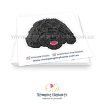 Oodle (Black) Sticker