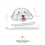 Oodle (White) Sticker