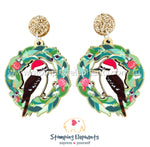 Kookaburra Wreath Dangles