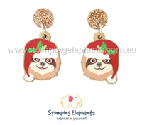 Sloth Christmas Dangles