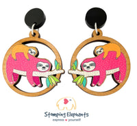 Sloth Family Dangles