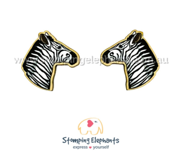 Zebra Head Studs