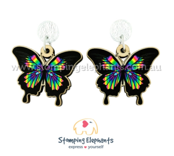 Butterfly (Rainbow) Dangles