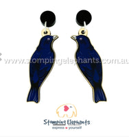 Bowerbird Blue Dangle