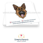 German Shepherd (Tan) Sticker
