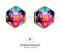 Adventure Dice Studs